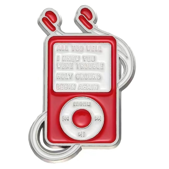 Taylor Swift Accessories - Enamel Pin Swiftie Taylor Swift Red Retro iPod All Too Well Holy Ground Gift